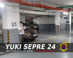 Thuê dịch vụ bảo vệ giữ xe của công ty Yuki Sepre 24