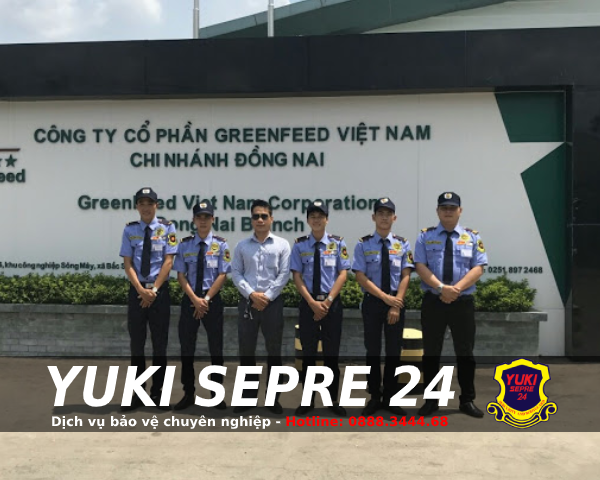 Yuki Sepre 24 cung cấp dịch vụ bảo vệ nhà máy